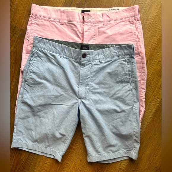 J. Crew Other - J. Crew Oxford Cotton men’s shorts, size 32 and 10.5 inseam, bundle of 2